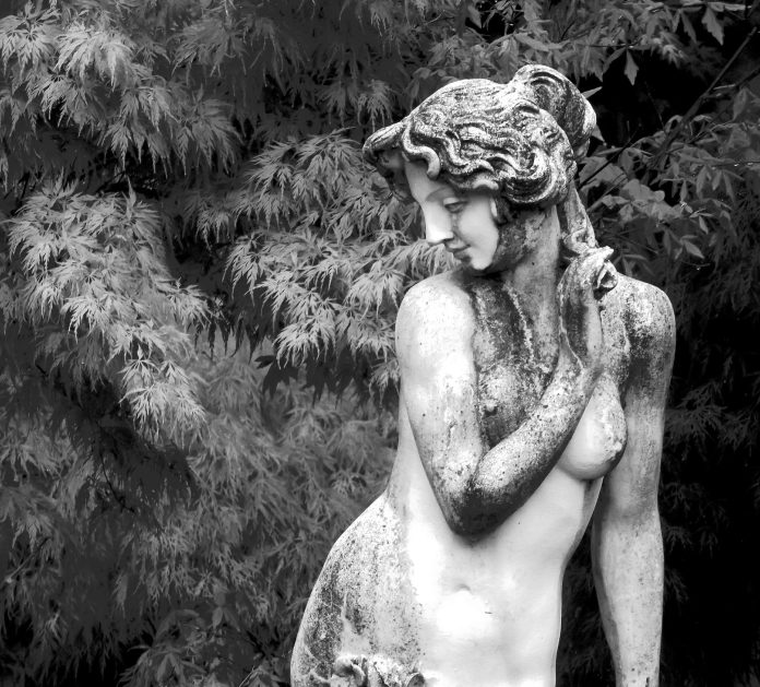statue breast