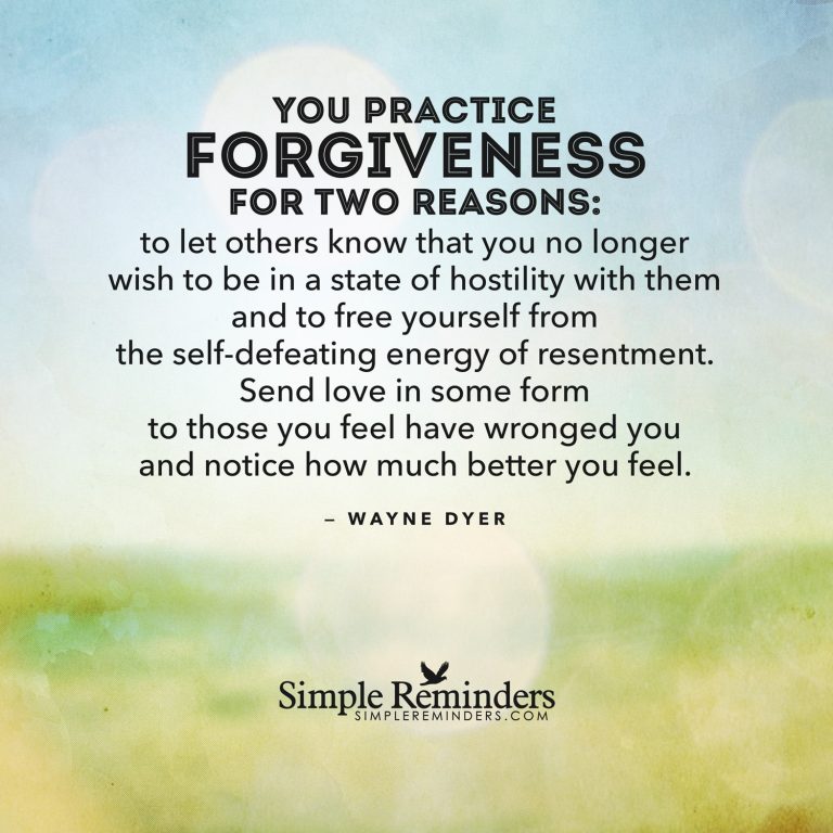 When You Finally Forgive
