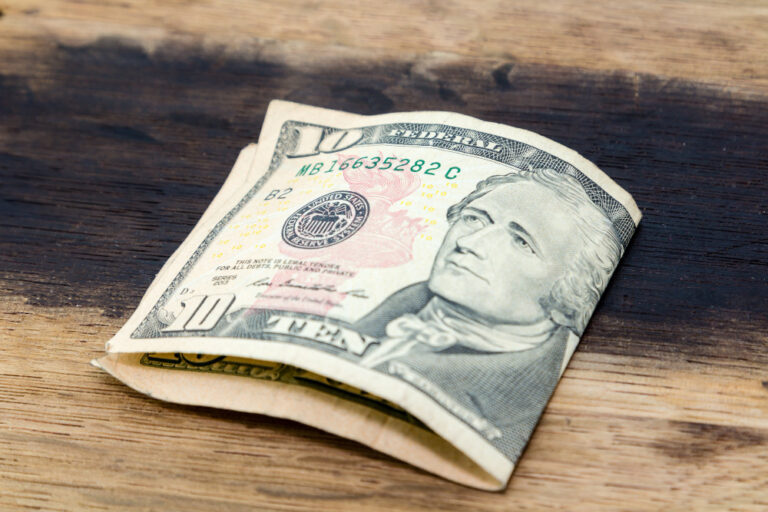 ten dollar bill